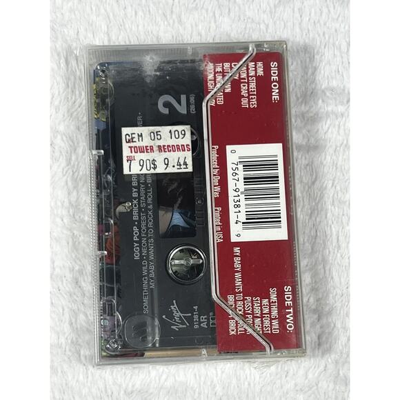 Brick by Brick by Iggy Pop (Cassette Tape, 1990, Virgin, USA) New/Sealed - Picture 2 of 15
